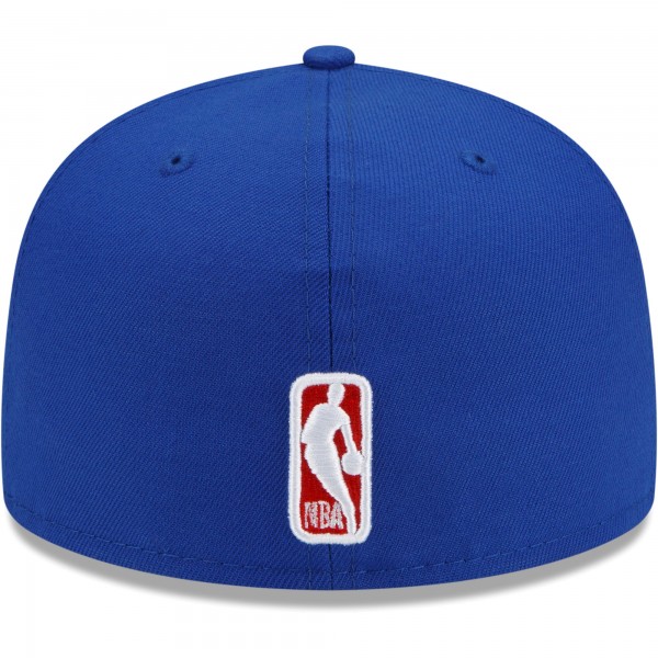 Бейсболка Philadelphia 76ers New Era City Cluster 59FIFTY - Royal - официальный мерч NBA