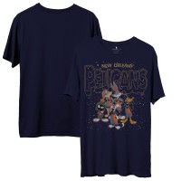 Футболка New Orleans Pelicans Junk Food Space Jam 2 Home Squad Advantage - Navy