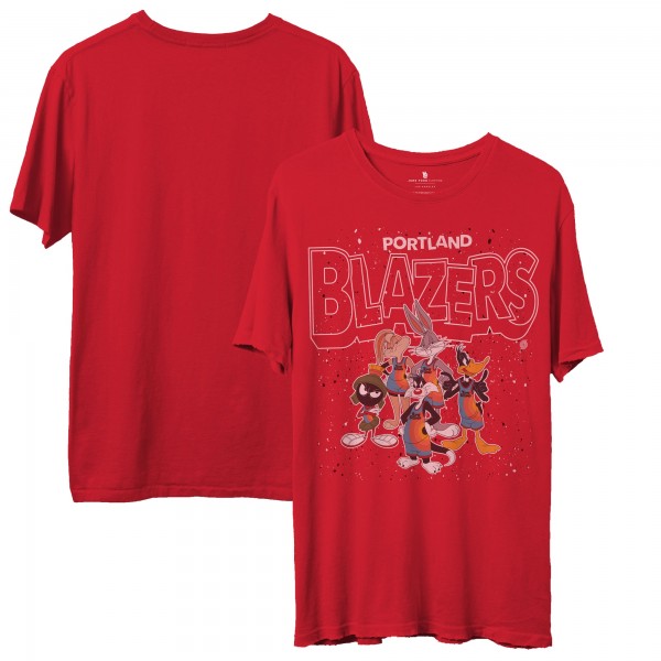 Футболка Portland Trail Blazers Junk Food Space Jam 2 Home Squad Advantage - Red