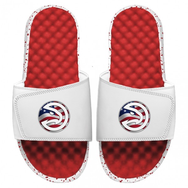 Шлепки Atlanta Hawks ISlide Americana - Red/White