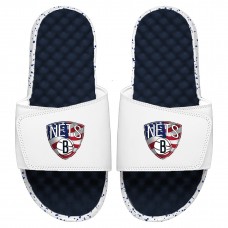 Шлепки Brooklyn Nets ISlide Americana - Navy/White