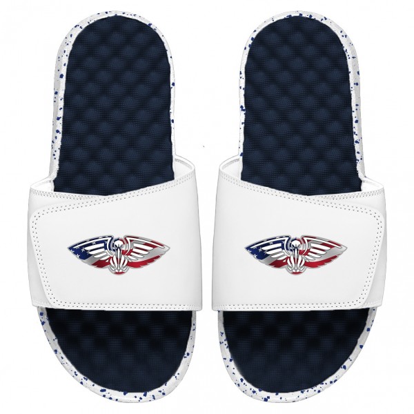 Шлепки New Orleans Pelicans ISlide Americana - Navy/White