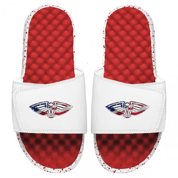 Шлепки New Orleans Pelicans ISlide Americana - Red/White