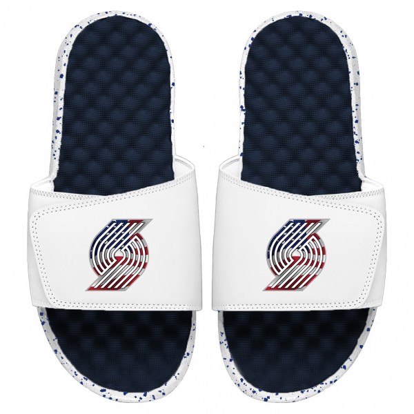 Шлепки Portland Trail Blazers ISlide Americana - Navy/White