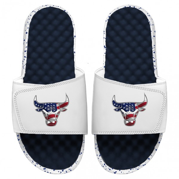 Детские шлепки Chicago Bulls ISlide Americana - Navy/White