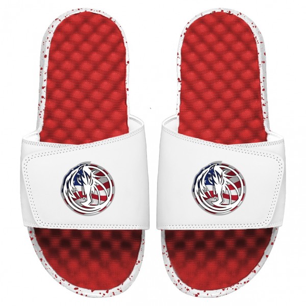 Шлепки Dallas Mavericks ISlide Youth Americana - Red/White