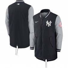 Кофта на молнии New York Yankees Nike Dugout Performance - Navy