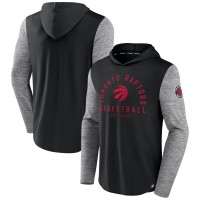 Толстовка Toronto Raptors Deep Rotation Performance - Black/Heathered Charcoal