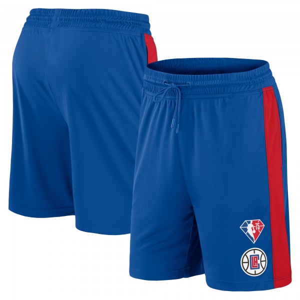 Шорты LA Clippers 75th Anniversary - Royal - спортивная одежда НБА