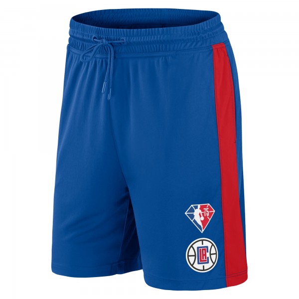 Шорты LA Clippers 75th Anniversary - Royal - спортивная одежда НБА