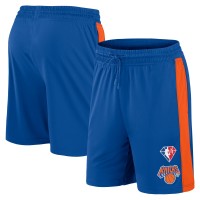 Шорты New York Knicks 75th Anniversary Downtown Performance Practice - Blue/Orange