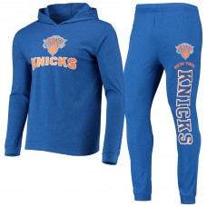 Штаны Толстовка New York Knicks Concepts Sport & Sleep Set - Blue