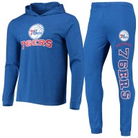 Штаны Толстовка Philadelphia 76ers Concepts Sport & Sleep Set - Royal
