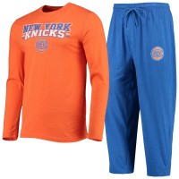 Пижама New York Knicks Concepts Sport - Blue/Orange