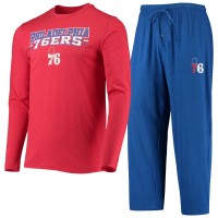 Пижама Philadelphia 76ers Concepts Sport - Royal/Red