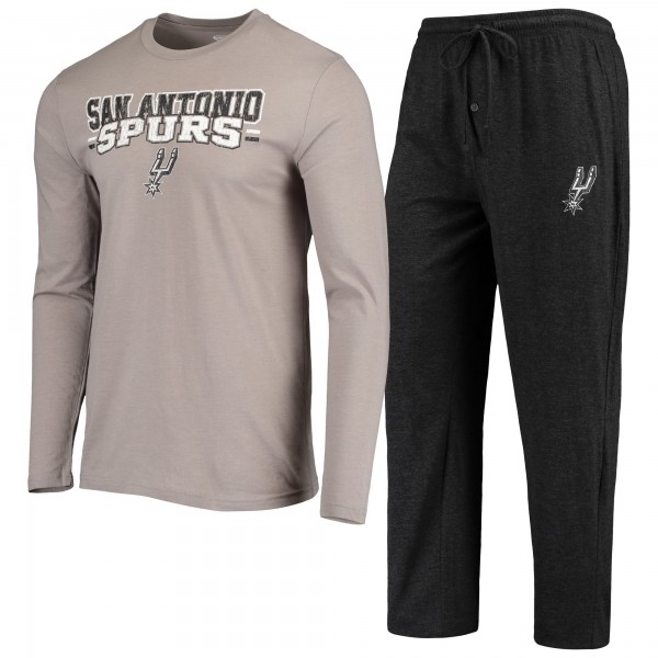 Пижама San Antonio Spurs Concepts Sport - Gray/Black