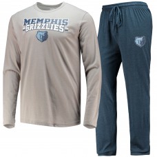 Пижама Memphis Grizzlies Concepts Sport - Navy/Gray