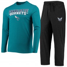 Пижама Charlotte Hornets Concepts Sport - Black/Teal