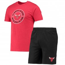 Комплект для сна Chicago Bulls Concepts Sport - Black/Red