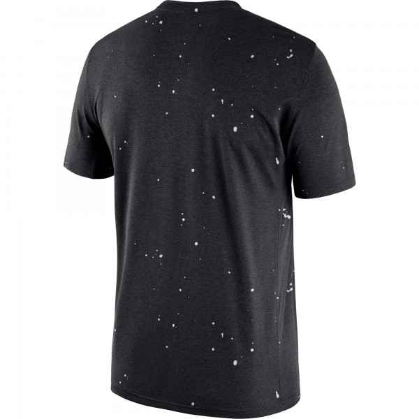 Футболка Brooklyn Nets Nike Courtside Splatter - Black