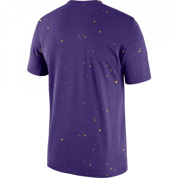 Футболка Los Angeles Lakers Nike Courtside Splatter - Purple