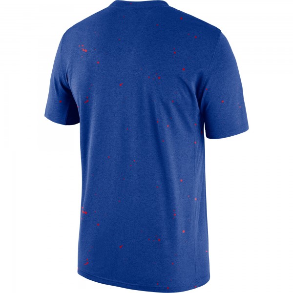 Футболка Philadelphia 76ers Nike Courtside Splatter - Royal