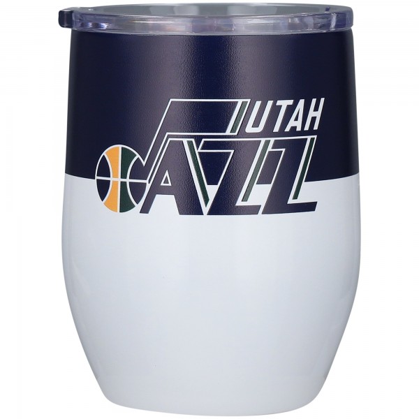Стакан Utah Jazz 16oz. Colorblock Stainless Steel Curved