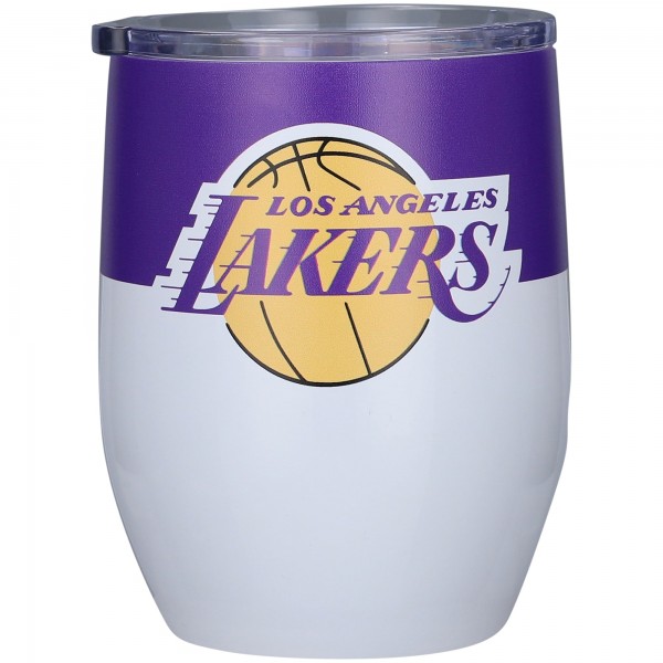 Стакан Los Angeles Lakers 16oz. Colorblock Stainless Steel Curved