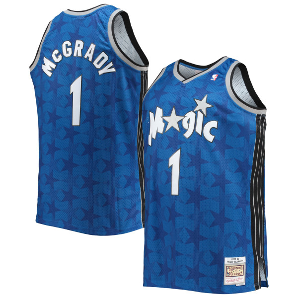 Джерси Orlando Magic Tracy McGrady Mitchell & Ness Blue Big & Tall 2000/01 Hardwood Classics Swingman