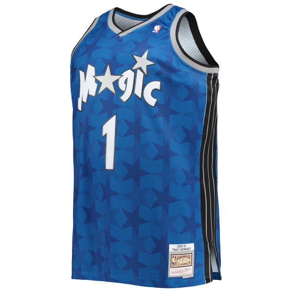 Джерси Orlando Magic Tracy McGrady Mitchell & Ness Blue Big & Tall 2000/01 Hardwood Classics Swingman