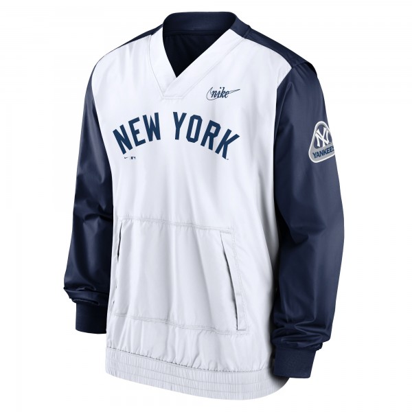 Ветровка New York Yankees Nike Cooperstown Collection V-Neck - Navy/White