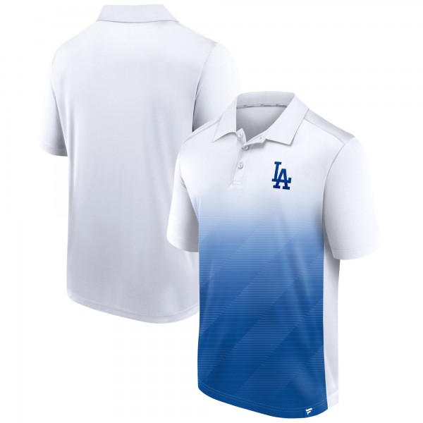 Los Angeles Dodgers Fanatics White/Royal Iconic Parameter Sublimated Polo