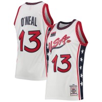 Джерси Shaquille ONeal USA Basketball Mitchell & Ness 1996 Hardwood Classics Authentic - White