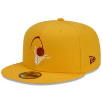 Бейсболка Cleveland Cavaliers New Era City Edition Alternate 59FIFTY - Gold