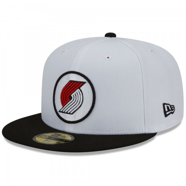 Бейсболка Portland Trail Blazers New Era 2021/22 City Edition Alternate 59FIFTY - Gray
