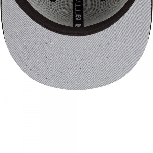 Бейсболка Philadelphia 76ers New Era 2021/22 City Edition Official 59FIFTY - Black/White
