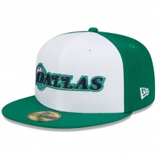 Бейсболка Dallas Mavericks New Era 2021/22 City Edition City Edition Official 59FIFTY - Green/White