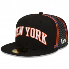 Бейсболка New York Knicks New Era 2021/22 City Edition Official 59FIFTY - Black