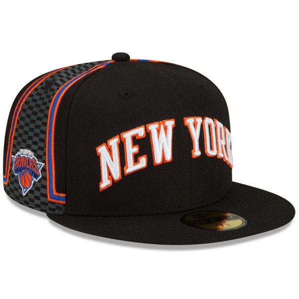 Бейсболка New York Knicks New Era 2021/22 City Edition Official 59FIFTY - Black