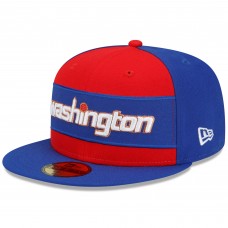 Бейсболка Washington Wizards New Era 2021/22 City Edition City Edition Official 59FIFTY - Blue/Red