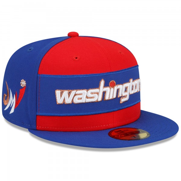 Бейсболка Washington Wizards New Era 2021/22 City Edition City Edition Official 59FIFTY - Blue/Red