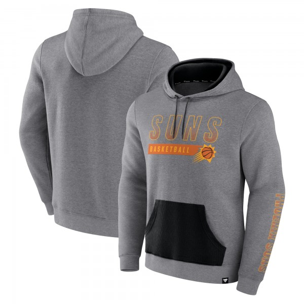 Толстовка Phoenix Suns Off The Bench Color Block - Heathered Gray