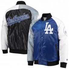 Куртка на кнопках Los Angeles Dodgers Starter Varsity Tri-Color Satin - Royal/Gray