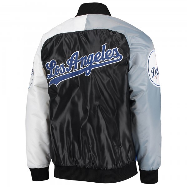 Куртка на кнопках Los Angeles Dodgers Starter Varsity Tri-Color Satin - Royal/Gray