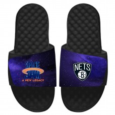 Шлепки Brooklyn Nets ISlide Space Jam 2 Galaxy - Black