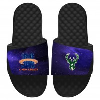 Детские шлепки Milwaukee Bucks ISlide Space Jam 2 Galaxy - Black