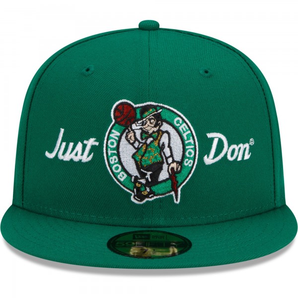 Бейсболка Boston Celtics New Era x Just Don 59FIFTY - Kelly Green