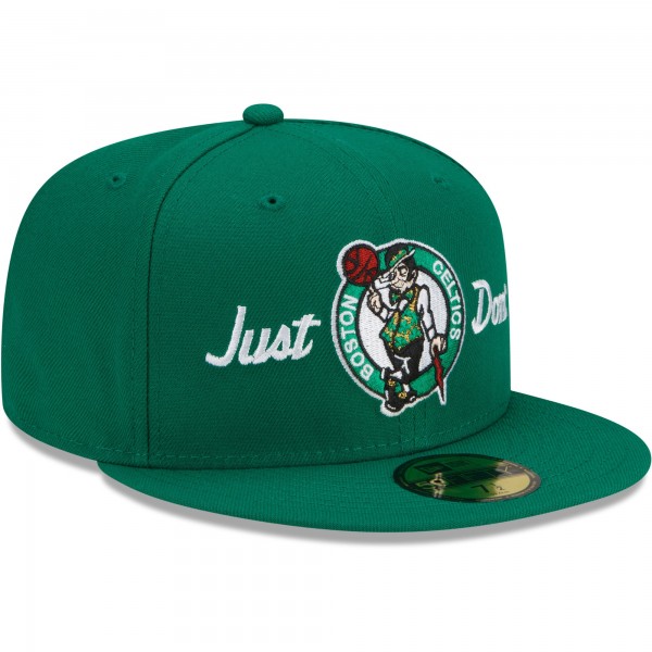 Бейсболка Boston Celtics New Era x Just Don 59FIFTY - Kelly Green
