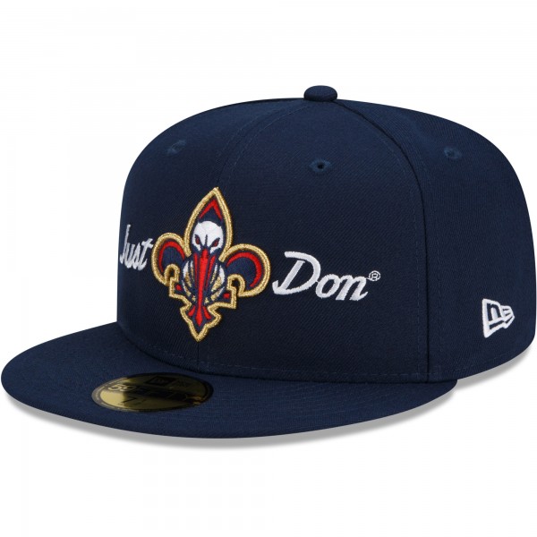 Бейсболка New Orleans Pelicans New Era x Just Don 59FIFTY - Navy - официальный мерч NBA