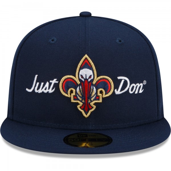 Бейсболка New Orleans Pelicans New Era x Just Don 59FIFTY - Navy - официальный мерч NBA